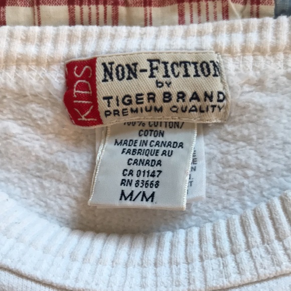 Vintage 90s Winter Christmas Kids Crewneck Sweater Medium - Picture 3 of 6